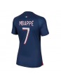 Ženski Nogometna dresi replika Paris Saint-Germain Kylian Mbappe #7 Domači 2023-24 Kratek rokav